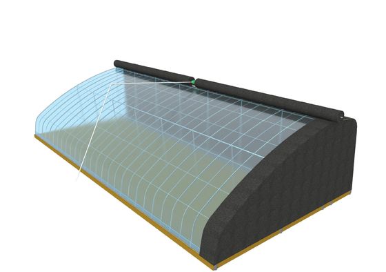 Multi Span PVC Pipe Eco Greenhouse em Pacote Acessível Tamanho 50.00cm * 60.00cm * 50.00cm