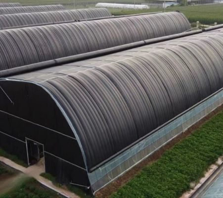 Sistema de cultivo hidropónico de tubos de água de vários intervalos para eficiência da aquicultura em estufa