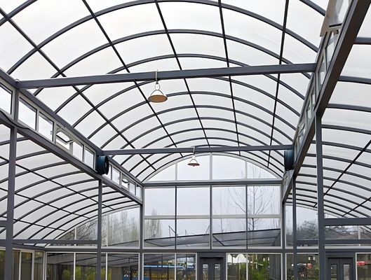 Aquicultura Estrutura de aço Estufas solares com cobertores e materiais
