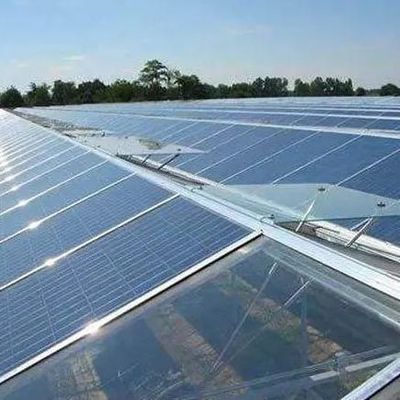 Estufas de arco único de alta umidade com telhado arcado/Venloche e painéis solares