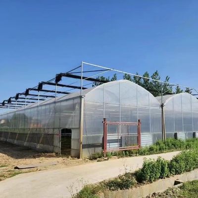 Estrutura de aço Pacote de estufa de plástico multi-span Tamanho 50,00cm * 60,00cm * 50,00cm