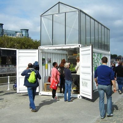 Sistema de cultivo hidropónico vertical de 40 pés de contêiner