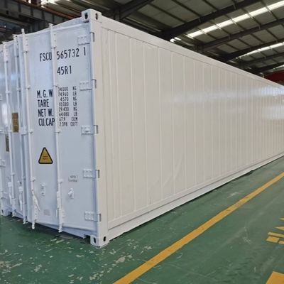 Estrutura de aço de camada dupla Container de transporte Estufas para plantação de vegetais de folhas