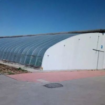 Estrutura de tubos de aço galvanizados a quente DIP Método de cultivo de túneis Estufas fotovoltaicas