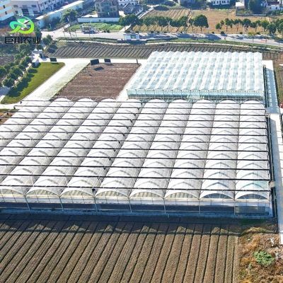 Método de aquecimento contínuo e de cultivo em túnel Estufas de plástico agrícolas