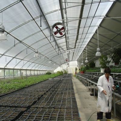 Método de aquecimento contínuo e de cultivo em túnel Estufas de plástico agrícolas