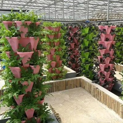 Sistema hidropónico de estufas agrícolas em grande escala com método de aquecimento temporário