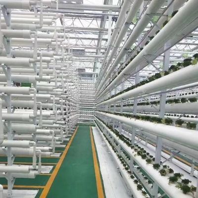 Sistema hidropónico de estufas agrícolas em grande escala com método de aquecimento temporário