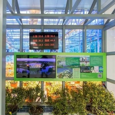 Estufas personalizadas para a agricultura Vidro comercial/Vídeo temperado/Vídeo flutuante