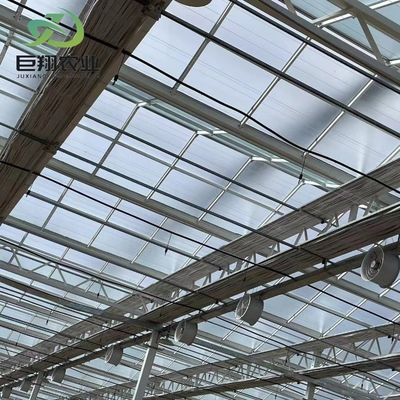 Casa-verde JX-Glass personalizada 2023 Juxiang Equipamento agrícola com sistema de resfriamento