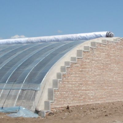 Estrutura de tubos de aço galvanizados a quente para sistema hidropónico e várias culturas