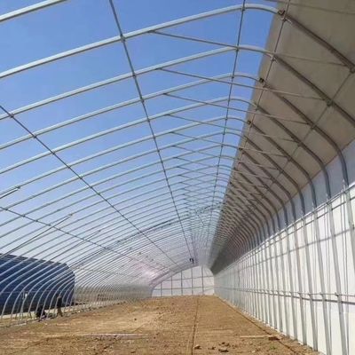Estrutura de tubos de aço galvanizados a quente para sistema hidropónico e várias culturas