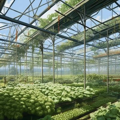 Estufa de vidro floral personalizada para cultivo de flores