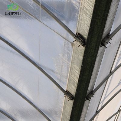 Aquecedor de plástico com telhado com arco, hidroponia com várias faixas, estufa agrícola para exploração agrícola