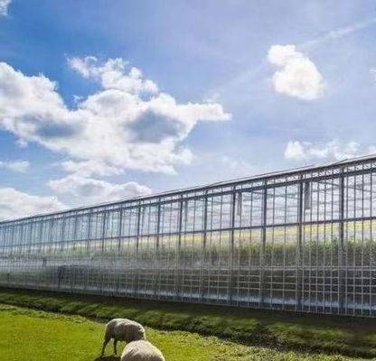 Hidroponia Estufas de vidro com sistema de tela de sombreamento