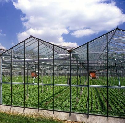 Plantio de árvores de vegetais Sistema de tela de sombra múltipla Estufa em estrutura de aço